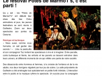 (Guillestre | Le festival Potes de MarmoT222s, c222est parti !)