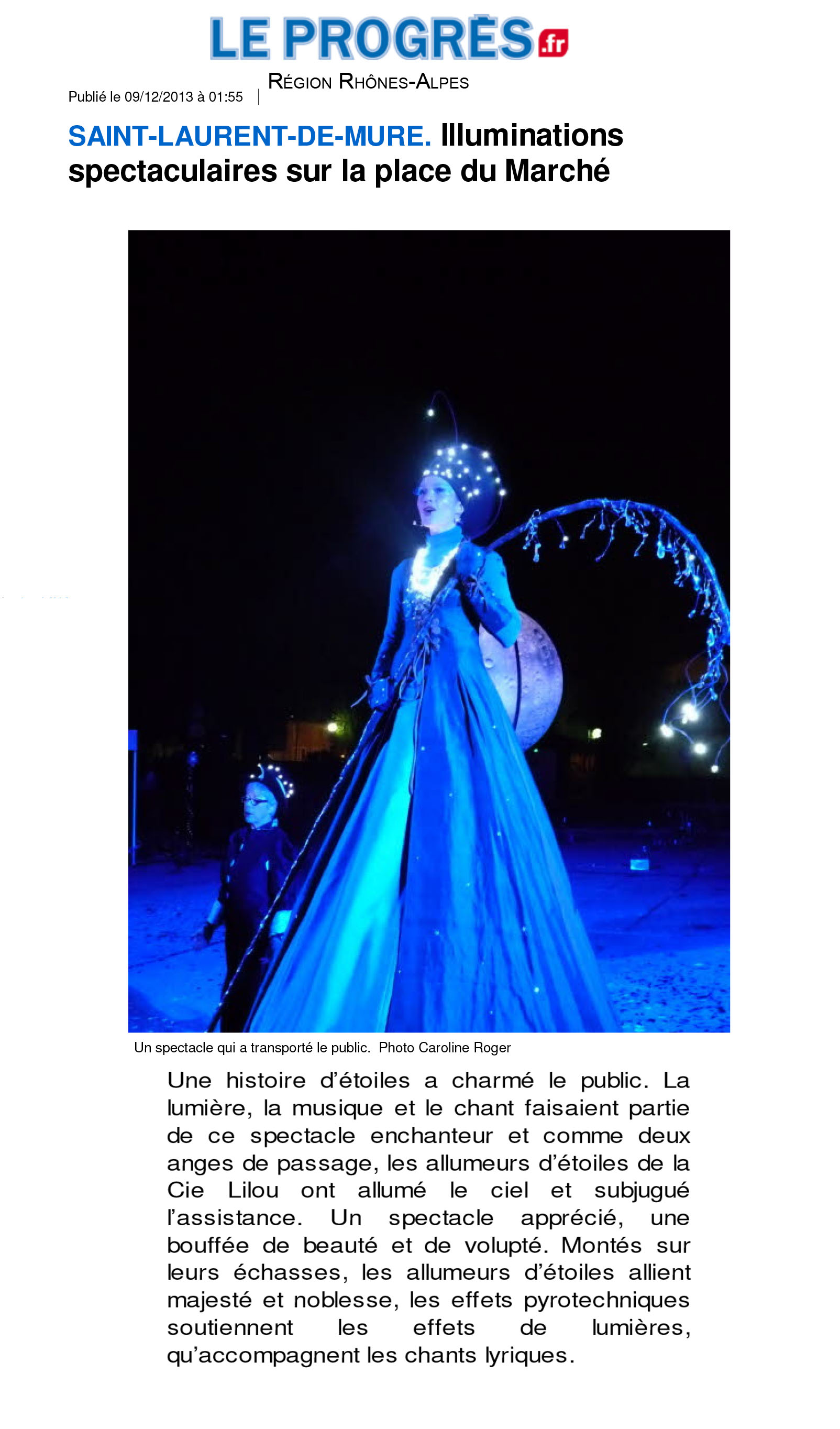 (Saint-Laurent-de-Mure | Illuminations spectaculaires sur la place du March351)