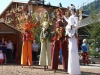 Les Marraines Fées spectacle échasses