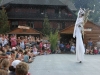 Les Marraines Fées spectacle échasses